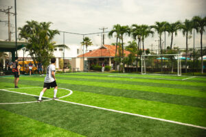 Inauguración de cancha deportiva en Bouganville (Febrero) 14